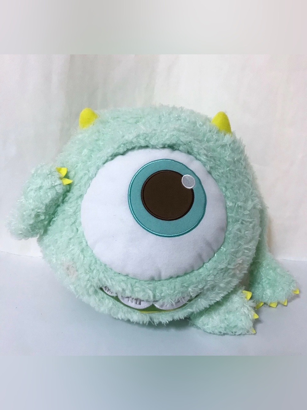 Disney-Pixar's Monsters, Inc., Mike Wazowski Pastel Green Color. 18" Plush Toy.
